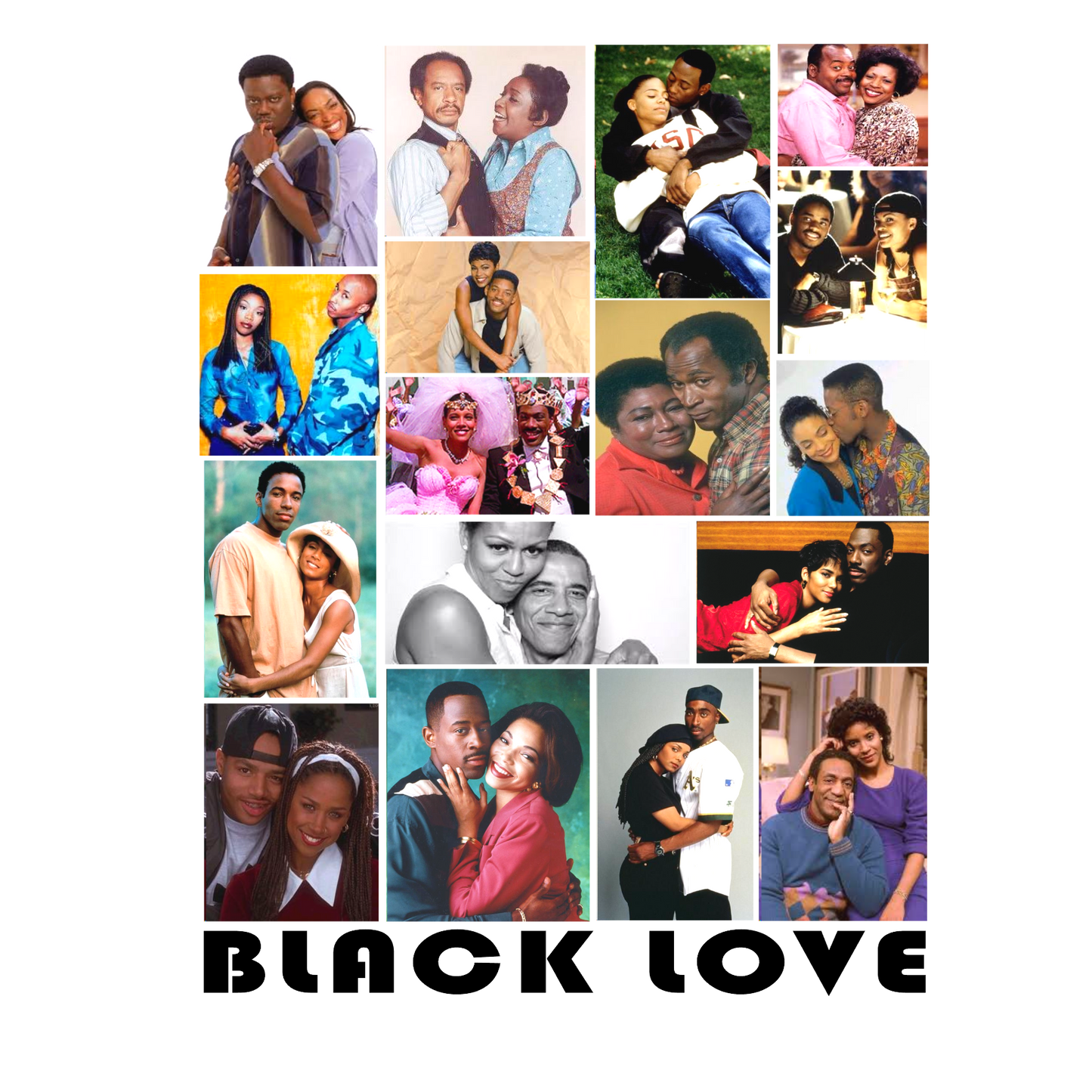 Black Love - TV/Movie Couples| Graphic Tee