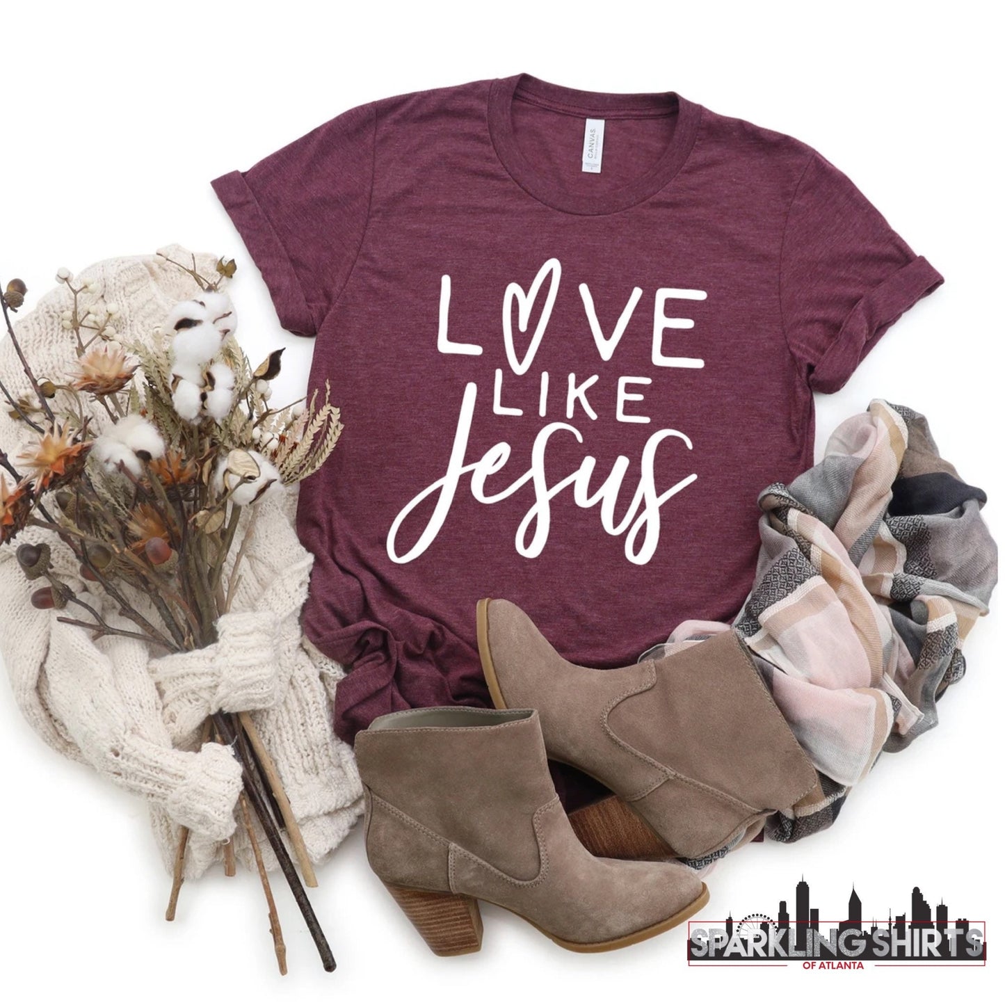 Love Like Jesus | Christian Tee