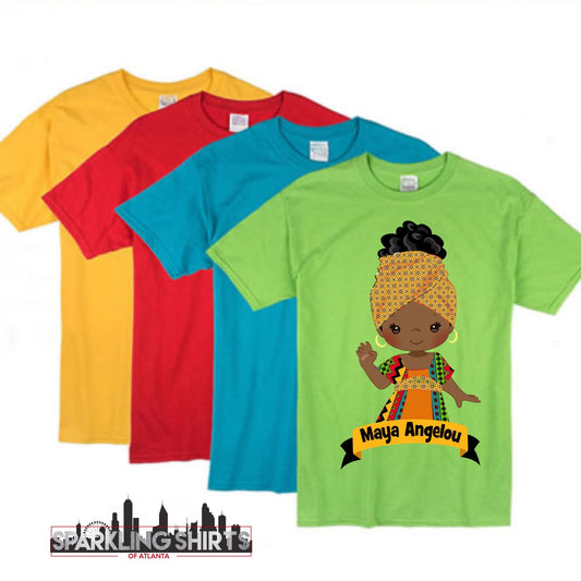 Black History T-shirts | Kid T-shirt| Youth Tshirt| Black Women in History| Graphic