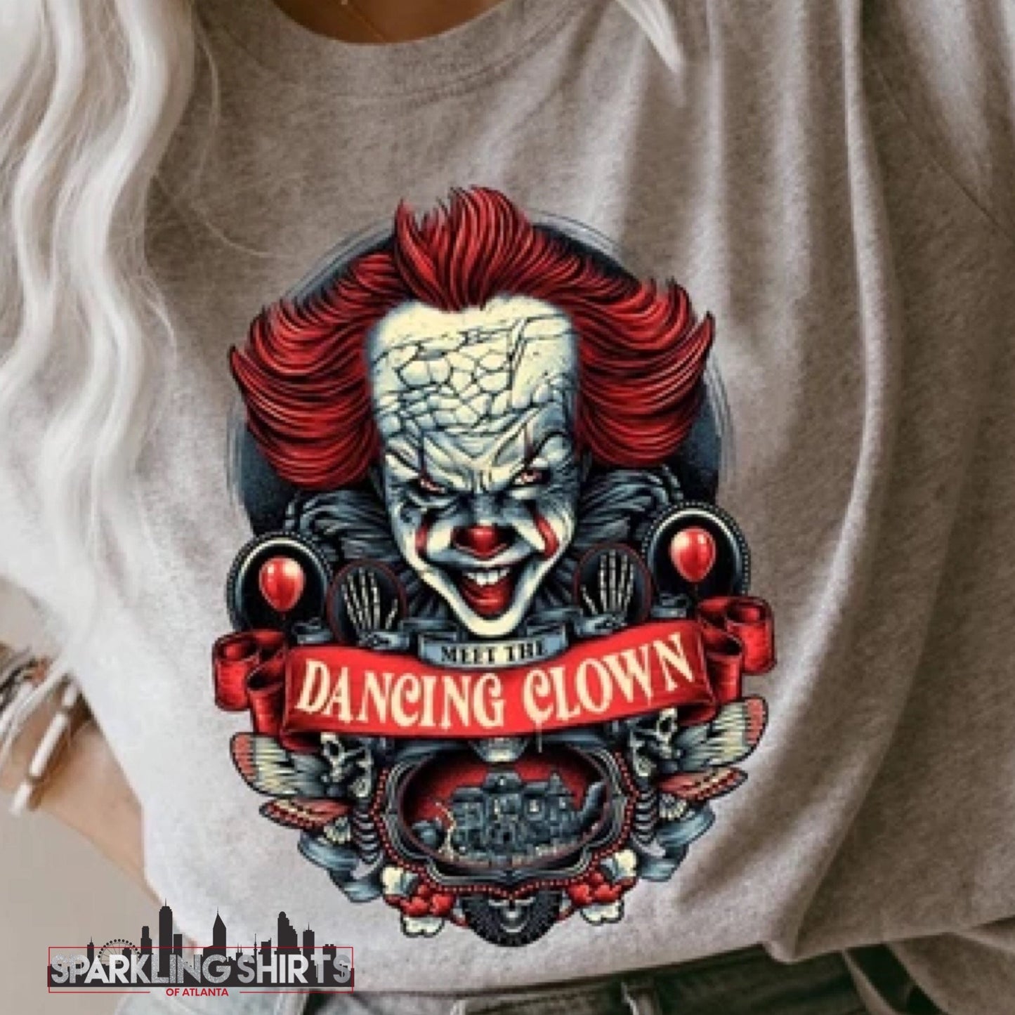 Halloween Dancing Clown| Horror| Scary| Everyday| Graphic T-shirt