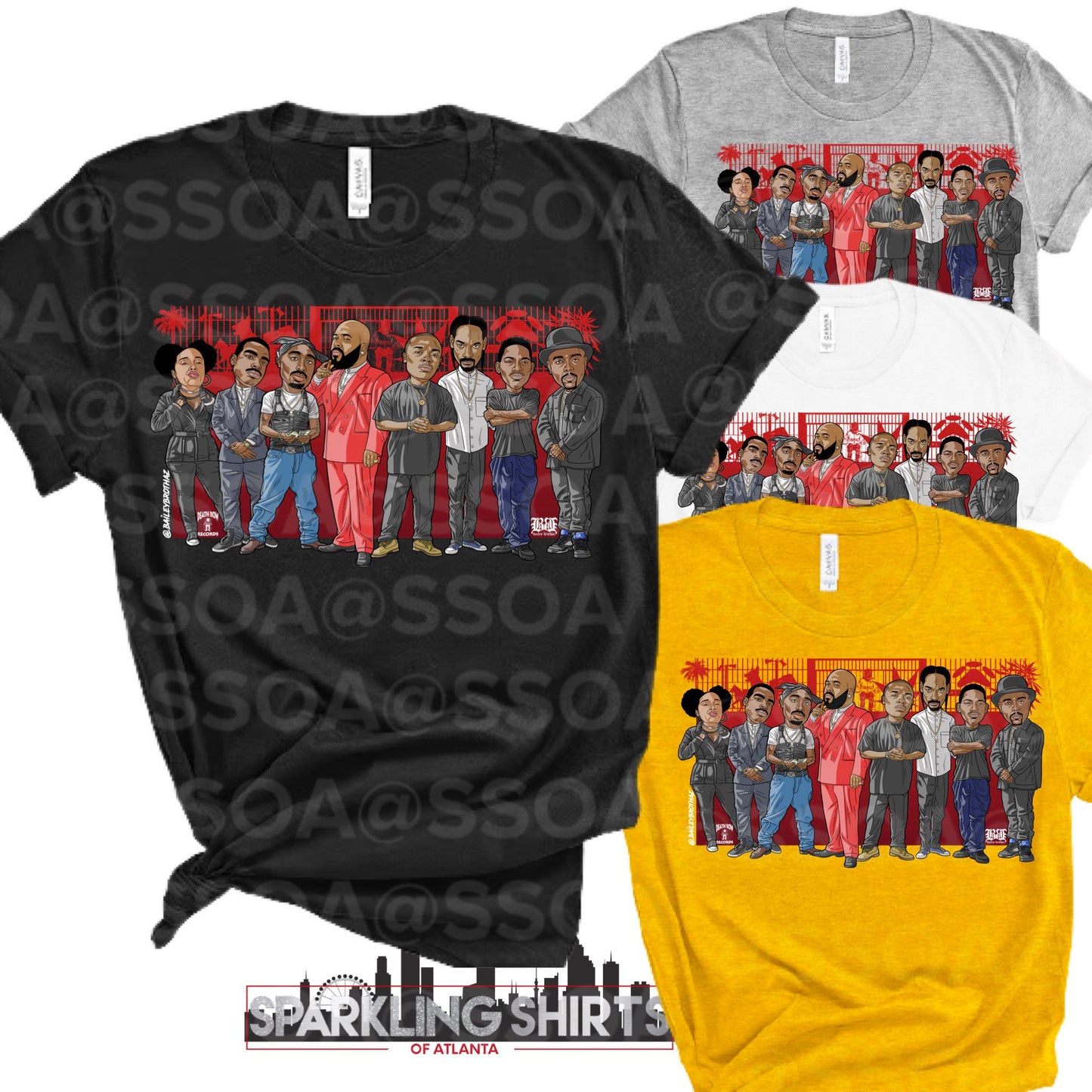 Death Row Records| Music| Rap| Fun T-shirts | Everyday| Graphic T-shirt